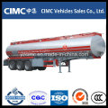 Cimc 40000 litros de aleación de aluminio Fuel Oil Tank Trailer